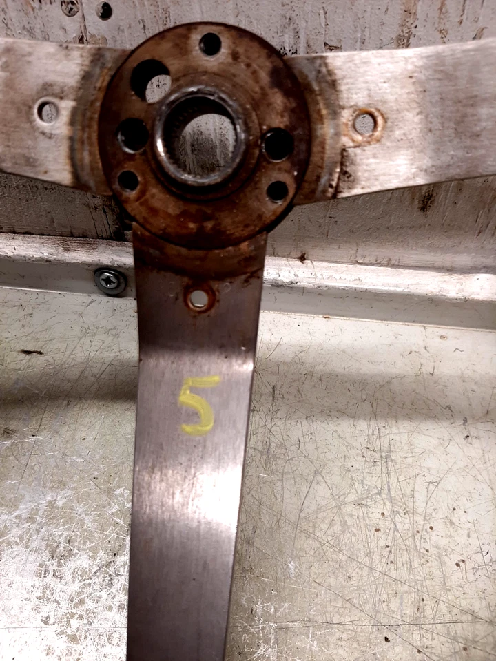 Jeep Wrangler 1984-1995 YJ/CHEROKEE XJ/COMANCHEE MJ rueda de vinilo negra #5 Foto 3 de 4