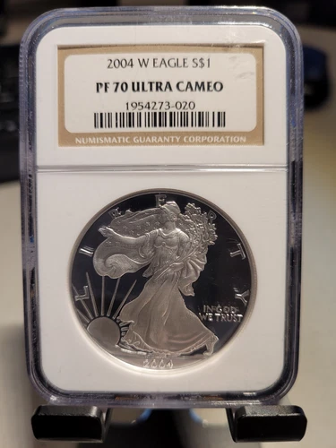 2004-W American Silver Eagle NGC PF70 Ultra Cameo