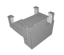 Floppy drive button for Commodore Amiga 1000 A1000