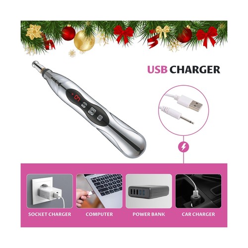 Electric Shock Wand with 9 Levels, Rechargeable BDSM Electric Stick Sex Game ... - Picture 5 of 6