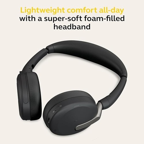 Jabra Evolve2 65 Flex Wireless Stereo Headset Bluetooth, Hybrid ANC, ClearVoice - Picture 3 of 5
