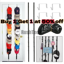 Baseball Cap Hat Rack Wall Door Hanger Holder Storage Organizer 16 Hooks