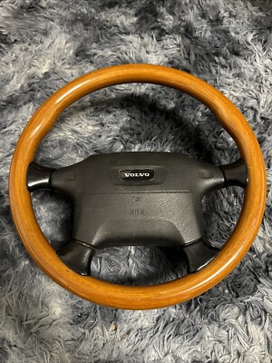 Volvo 850 T5 Turbo Wood Steering Wheel Optional Accessories Rare
