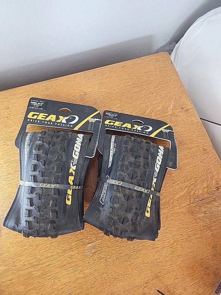 Nuevo neumático de bicicleta de montaña Geax Goma 27,5" x 2,25" - negro JUEGO DE 2  Foto 4 de 4