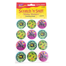Vintage Trend SCRATCH 'N SNIFF Stinky Stickers Bold Bugs Licorice 1996 sealed