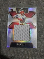 2022 Select JUAN YEPEZ Silver Prizm Rookie Jumbo Jersey RC /250 #RJS-JY