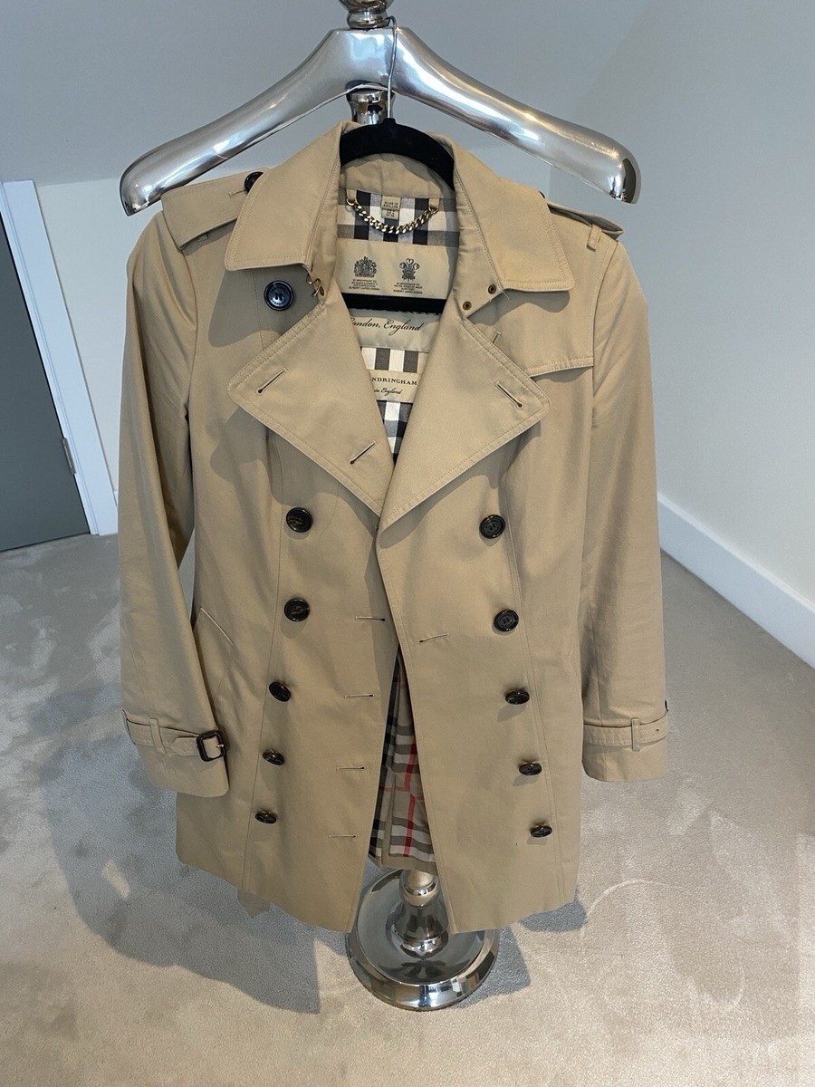 Burberry Sandringham medium length trench coat women | eBay UK