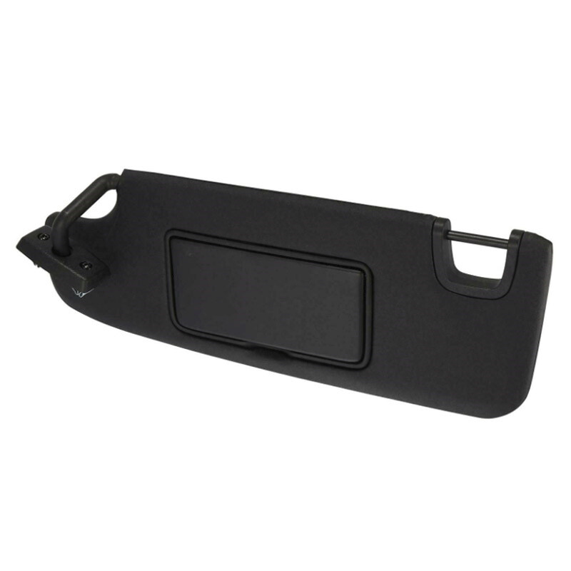 Left Side Sun Visor Driver Side For Jeep Wrangler JK 6CJ07DX9AA Black 2007-2018