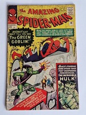 AMAZING SPIDER-MAN #14 VG (4.0) JULY 1964 1ST APP GREEN GOBLIN MARVEL COMICS **