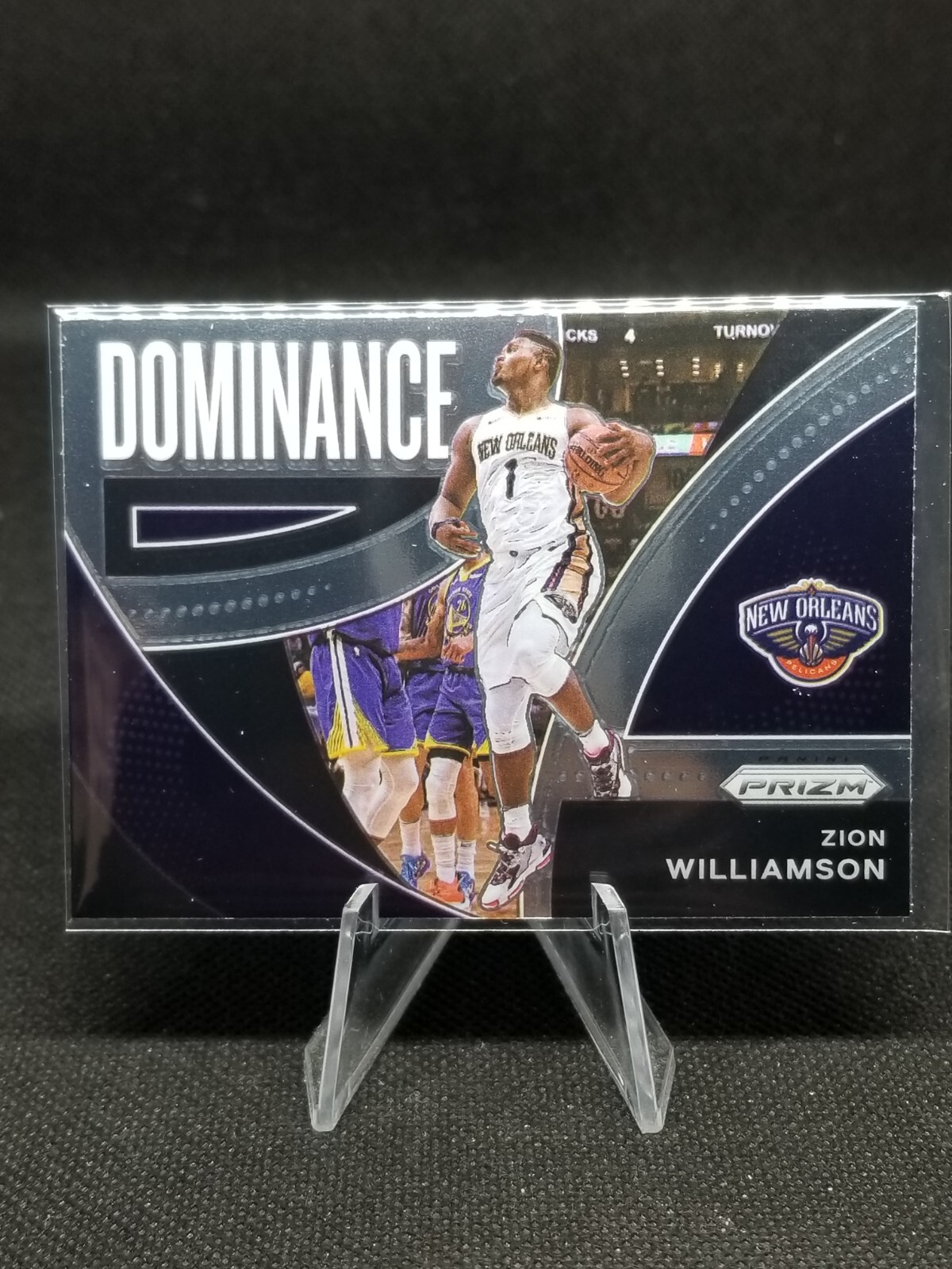 202122 Panini Prizm Zion Williamson Dominance Insert 17 Pelicans eBay