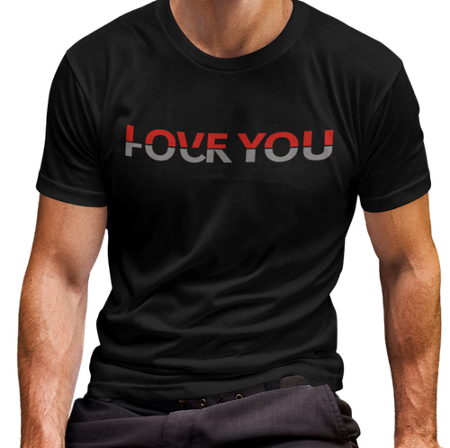Love You F**k You T-SHIRT S-3XL Funny Rude Humor Fuck-around Joke