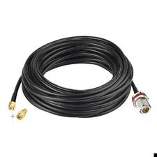 N Female to RP-SMA SMA Adapter 20ft RG58 Extension Cable for Nebra RAK Bobcat