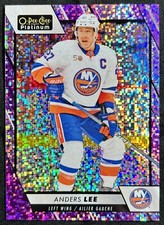 2023-24 OPC PLATINUM HOCKEY ISLANDERS NHL #72 ANDERS LEE 172/299 Violet Pixels