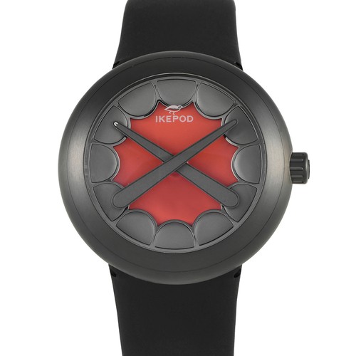 Montre Ikepod KAWS Horizon cadran rouge HHTK03