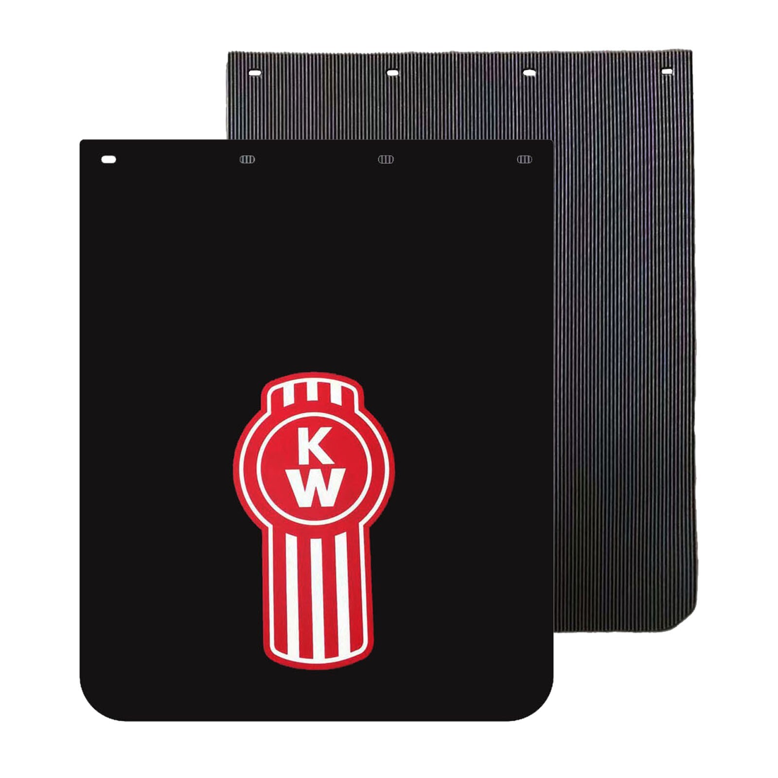 24x30 Heavy Duty Black Mud Flaps for Semi Trucks & Trailers 1 Pair-image