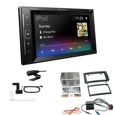 Pioneer DMH-A240DAB Radio für Volkswagen VW T5 Transporter 03-15 rechtwinkling