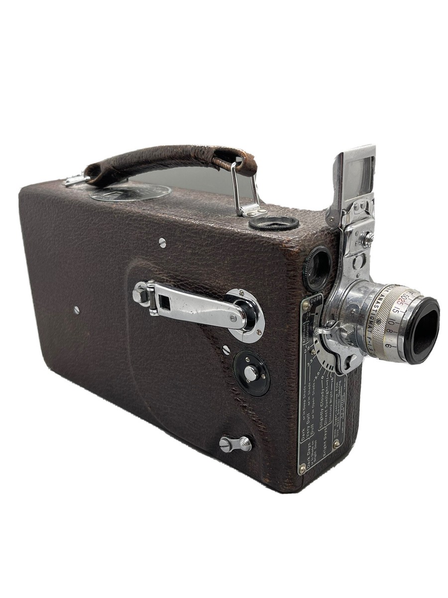 シネコダック1928年モデルB Vintage 16mm Brown Cine-Kodak Model K f/1.9 Film Movie
