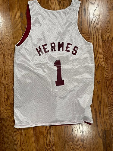 Gruntal & Co New York Stock Exchange Basketball Jersey M Hermes Reversible Vtg - Picture 5 of 8
