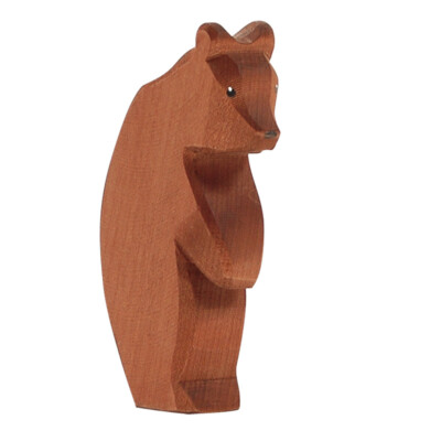 Ostheimer 22006 Bär stehend Kopf tief aus Holz vom Fachhändler NEU