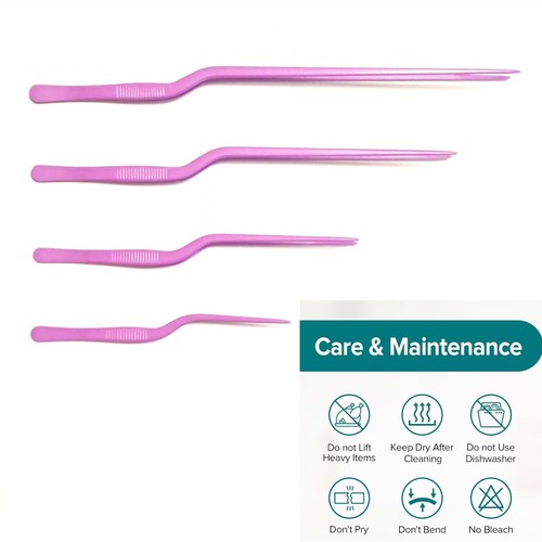 Kit de herramientas para servir pinzas de cocina para chapado de chef de 4 piezas de acero inoxidable desplazado - Imagen 54 de 57