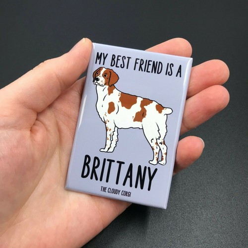 Brittany Dog Magnet Best Friend Cartoon Pet Art Gifts and Home Decor - Picture 10 of 12