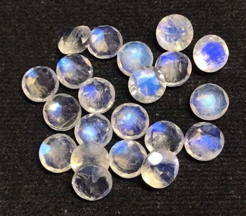 AAA Grede Natural Moonstone Faceted Cut Round Shape Calibrated gemstone 3mm-15mm - Picture 10 of 10