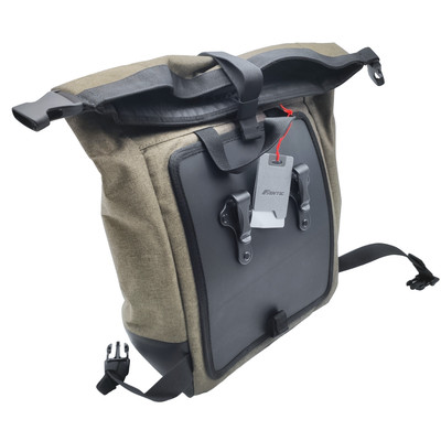 BORSA Motorrad-Seitentasche 13L – Wasserdicht, Roll-Top, Für Retro- & Cafe-Racer