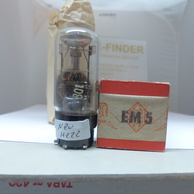 1 EM-5 Magisches Auge EM5 sehr Hell Neu Telefunken NOS/NIB Röhre Tube Ultra RAR