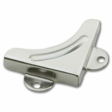 4 x PICTURE Or MIRROR CORNER CLAMPS Silver Nickel Mounting Brackets 32x32mm x7mm