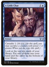 NM A Little Chat, MTG, Streets of New Capenna, Magic the Gathering, 47