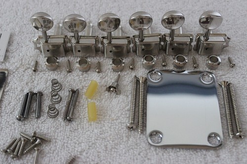 Fender/Gotoh In Tune Telecaster Chrome HARDWARE SET Bridge w/ Tuners TB-5130-001 - Picture 6 of 7