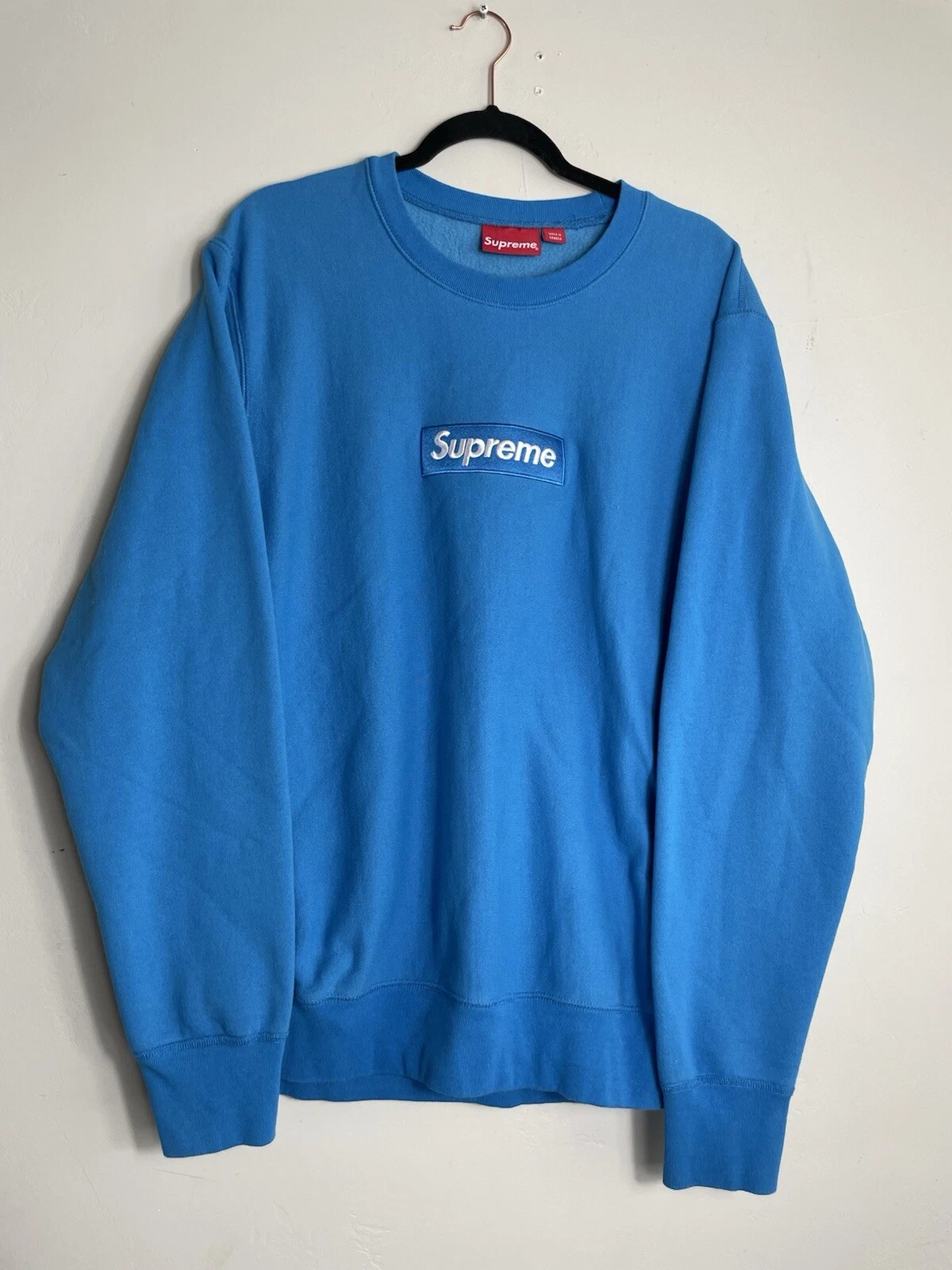 Pull homme Supreme rare 2018 boîte bleue taille XL