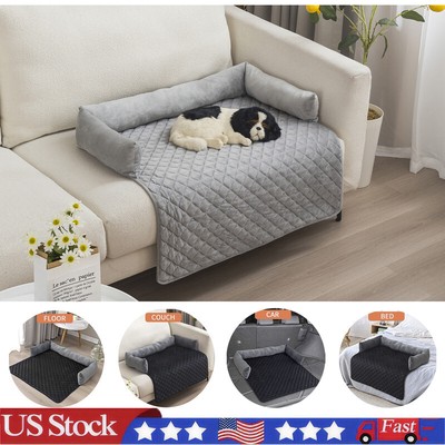 Calming Dog Bed Mat Anti-Slip Pet Sofa Couch Cover Protector for Dog Cat Puppy