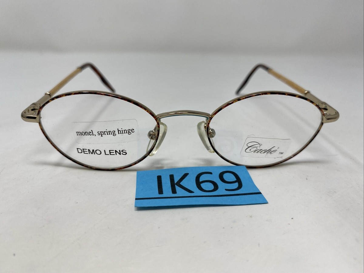 Cache WT-005 C2 47-18-135 Demi Amber/Gold Metal Full Rim
