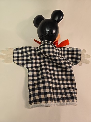 Gund Mickey Mouse & Donald Duck Vintage Disney Hand Puppets, 1950's, 10" Tall - Picture 4 of 13