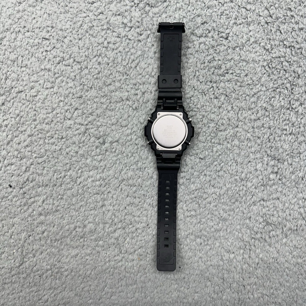 Casio WR 5679 Men's Black Resin Watch AEQ120 World Time Quartz