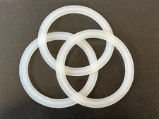 Beer Keg Gasket - 2 inch Tri Clamp -Flat one side Beer Keg Still Moonshine-3pack