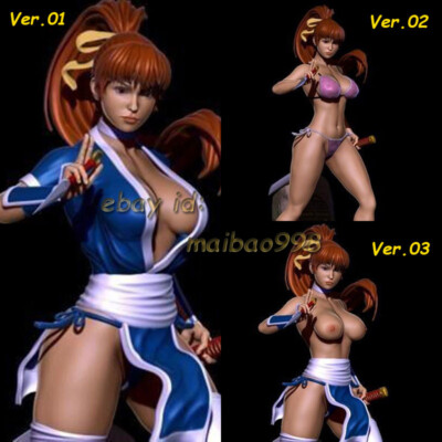 3Versions Kasumi 3D Printing Garage Kit Figure Model Kit Unassemble Unpainted GK