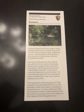 Bluestone National Scenic River Park Unigrid Brochure Map West Virginia