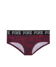 Victoria's Secret PINK Logo Hipster Panty Ruby Tie Dye
