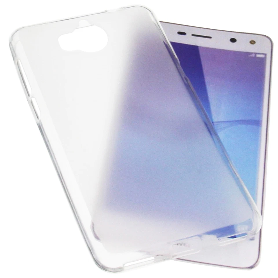 Tasche für Huawei Y5 2017 Handytasche Schutz Hülle TPU Gummi Case Transparent - Bild 2 von 4
