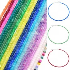 Zarte Rubin Smaragd Saphir Aquamarin usw. Halskette Kette vielfältige Steine