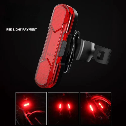 3000 Lumen Bike Light Set USB Rechargeable Bicycle Headlight & Taillight, 5 Mode - Picture 10 of 10