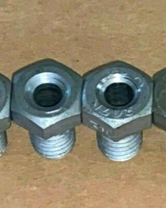 Lot of (6) Threaded Drill Bushings .310 "Boeing Surplus Tools"