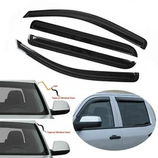 For Chevrolet Silverado 2014-18 Side Window Vent Visor Sun Rain Deflector Guard