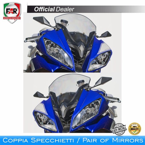 Coppia Specchietti M8 Uni Cromo Per Aprilia AGM Baotian Honda Rex - Foto 6