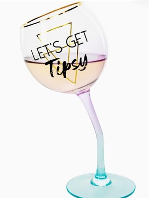 TIPSY-11 OUNCE TIPSY STEMMED WINE GLASS