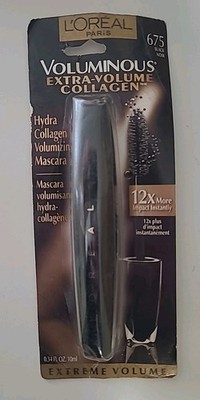 NEW L'Oréal Paris Voluminous Extra-Volume Collagen Mascara-675 BLACK