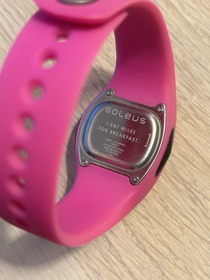 Reloj Soleus Running SR011 Mujer Rosa Digital Analógico Con Batería Nueva Foto 3 de 4