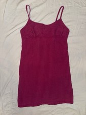 Wild Fable Pink Solid Scoop Neck Open Back Strappy Mini Dress - Size M